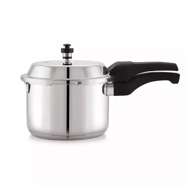 Topaz Pressure Cooker 7.5L Deluxe Aluminium Outer Lid Gas Stove Compatible Ergonomically Designed Handle 0798