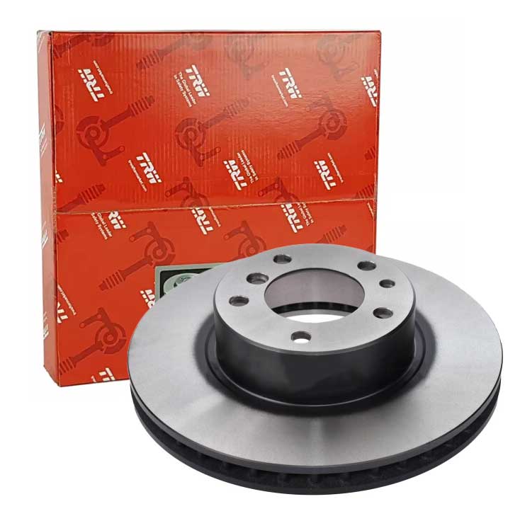 TRW (TRW # DF2558) BRAKE DISC FRONT AXLE For Mercedes Benz W124 W202 W210 2104230412
