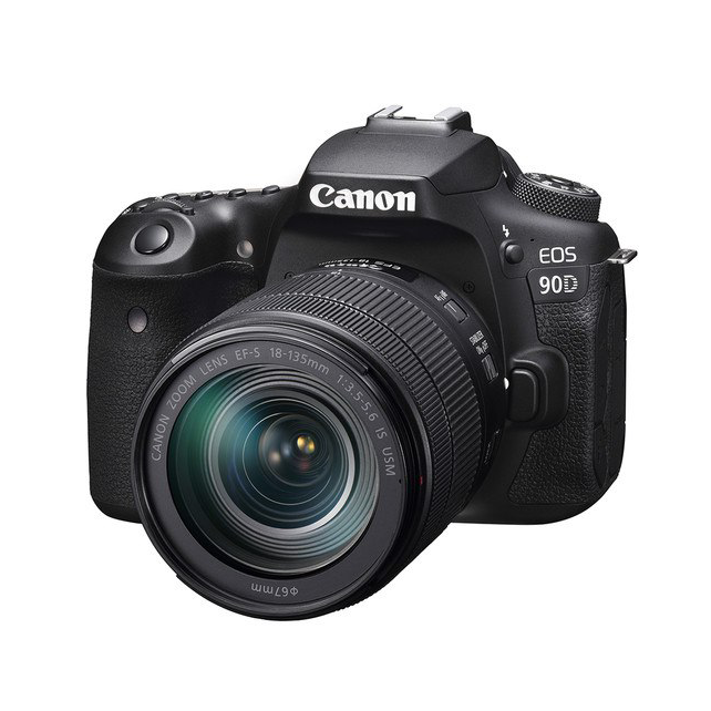 Canon EOS 90D DSLR Camera with 18-135mm Lens