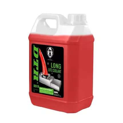 DTR Long Life Radiator Coolant 5L Red D261R