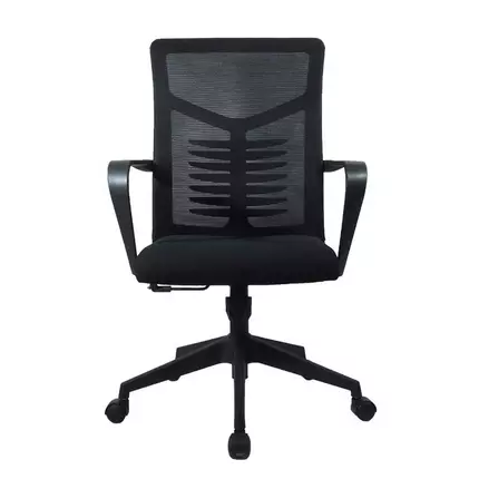 Generic Office Chair Mid Back Butterfly Mechanism Black DY-26M