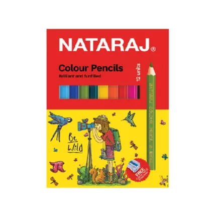 Nataraj Colour Pencil Small 12 Colours P01660