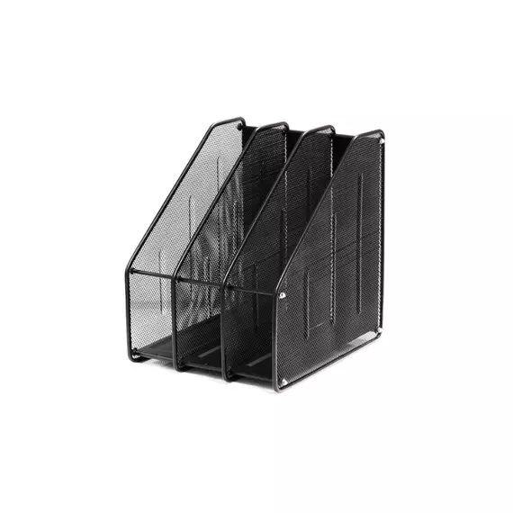 Deli Magazine Container Mesh Metal Multi-Functional with 3 Compartments E9197