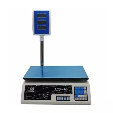 Commercial Electronic Digital Price Computing Platform Scale 200g - 40kg ACS-40