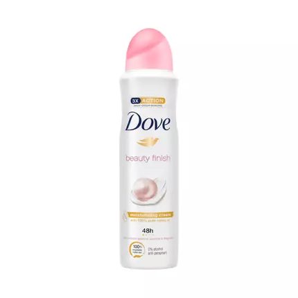 Dove Deodorant Beauty Finish Anti-Perspirant 150ml (Pack of 3pcs)