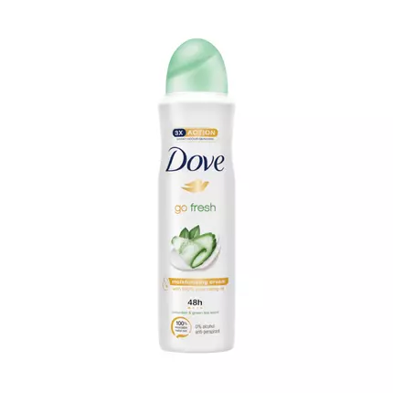 Dove Deodorant Go Fresh Cucumber & Green Tea Anti-Perspirant 150ml (Pack of 3pcs)