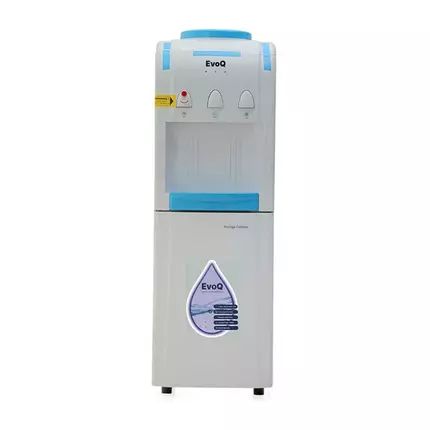 EvoQ Water Dispenser 3 Taps with Storage Cabinet, Compressor Cooling EWD-2210
