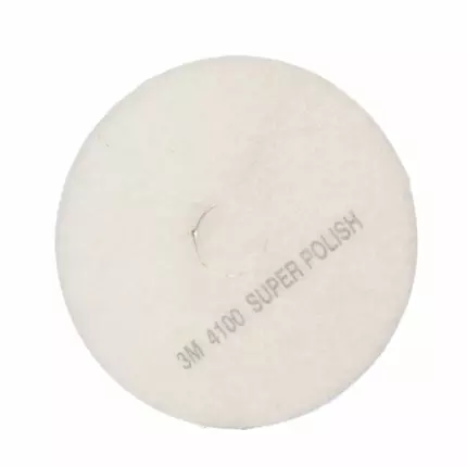 TBP Round Floor Polishing Pad White RFPP - W