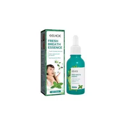 Eelhoe Fresh Breath Essence Cleans the Mouth & Removes Odour Mint Flavor Fresh Breath Essence Deodorizes and Leaves Fragrance Purifying Essence