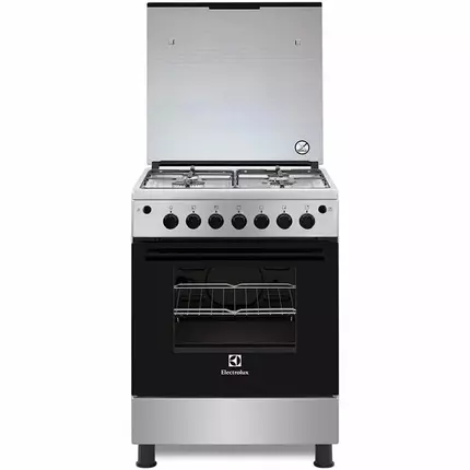 Electrolux Freestanding Cooker 60 x 60cms Gas Burners with Gas Oven Stainless Steel EKG6000G6Y