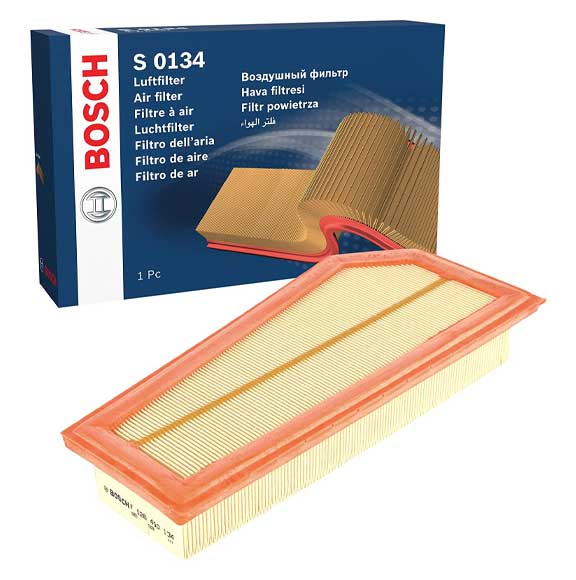 Bosch Air Filter Insert S0134 (F 026 400 134) For Mercedes Benz W204 F026400134