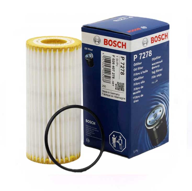 BOSCH (BOS # P 7278) OIL FILTER ­(F 026 407 278) For Audi A4 A5 A6 A7 Q7 Q8 TT Passat B8 F026407278