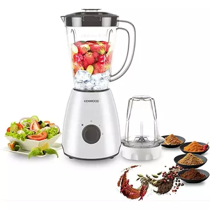 Kenwood Blender Smoothie Maker 400W 1.5L With Multi Mill (Grinder/Chopper), Ice Crush Function BLP10.A0WH