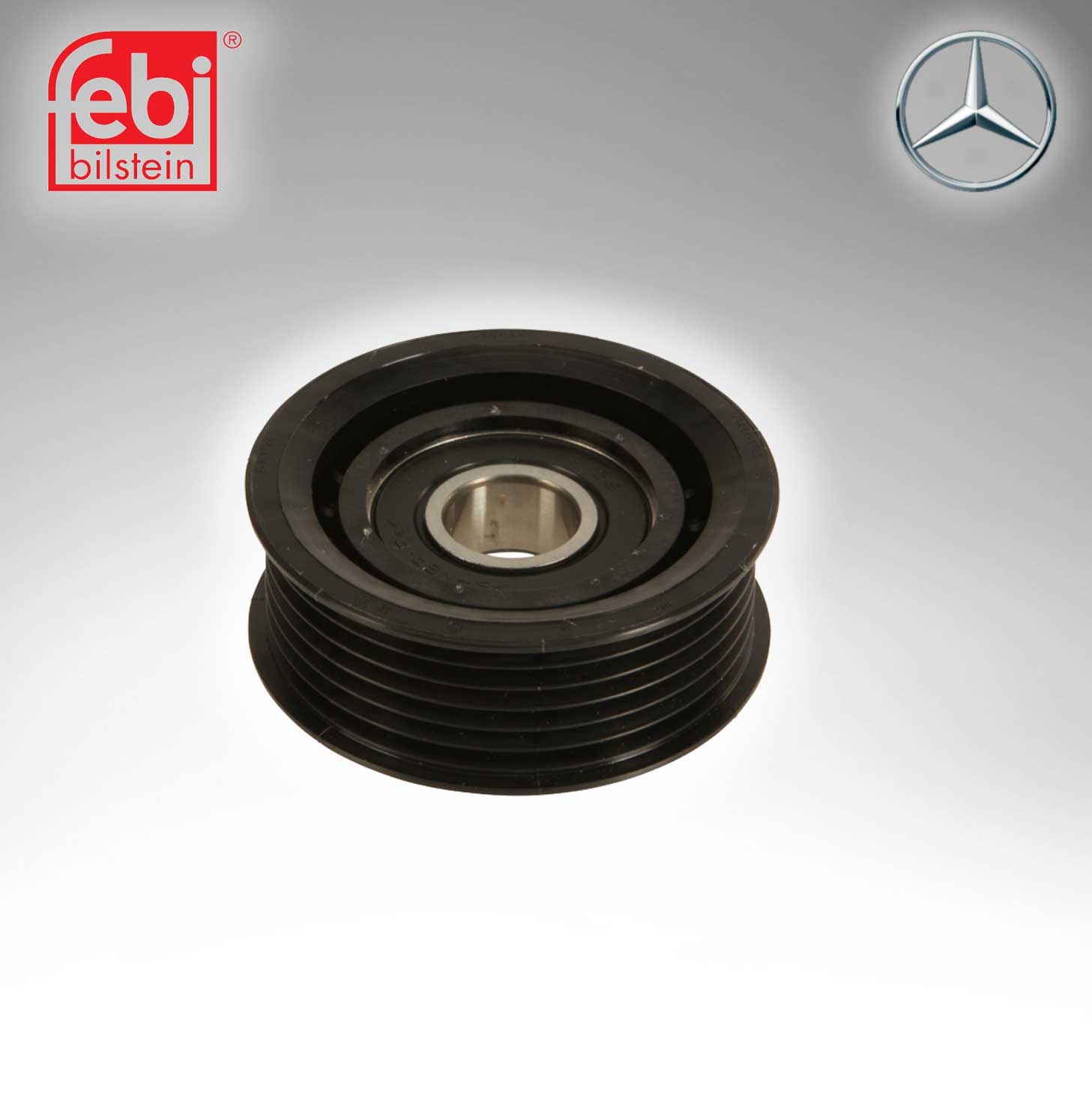 Febi (Feb # 11276) Deflection / Guide Pulley For Mercedes Benz W463 W202 W901 0002020919