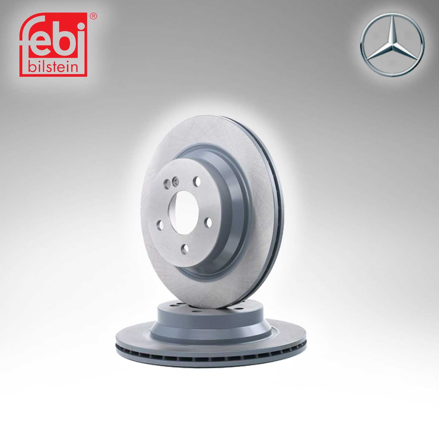 Febi Brake Disc 2114230912 (Febi # 22162) For Mercede Benz 0004230912