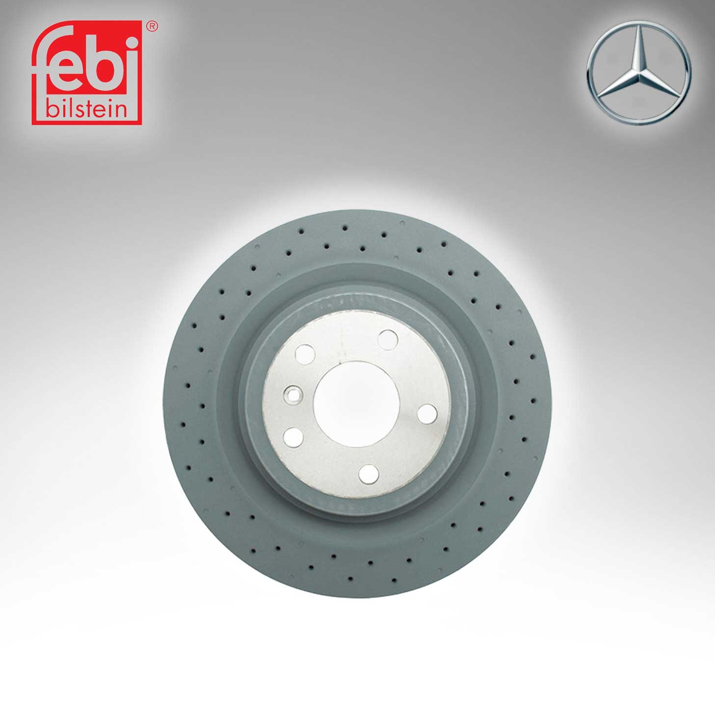 Febi Brake Disc (Febi # 106607) For Mercedes Benz 1664230412