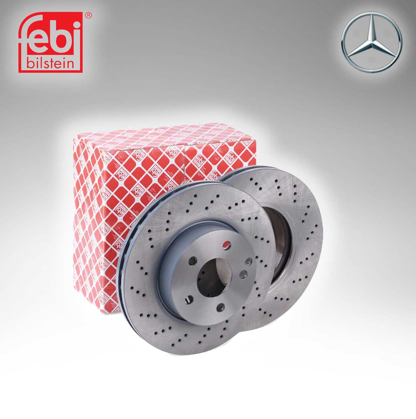 Febi Brake Disc (Febi # 30552) For Mercedes Benz 2044213612