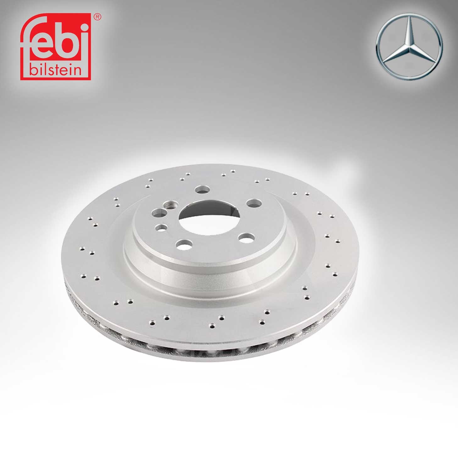 Febi Brake Disc (Febi # 43943) For Mercedes Benz 2204230912