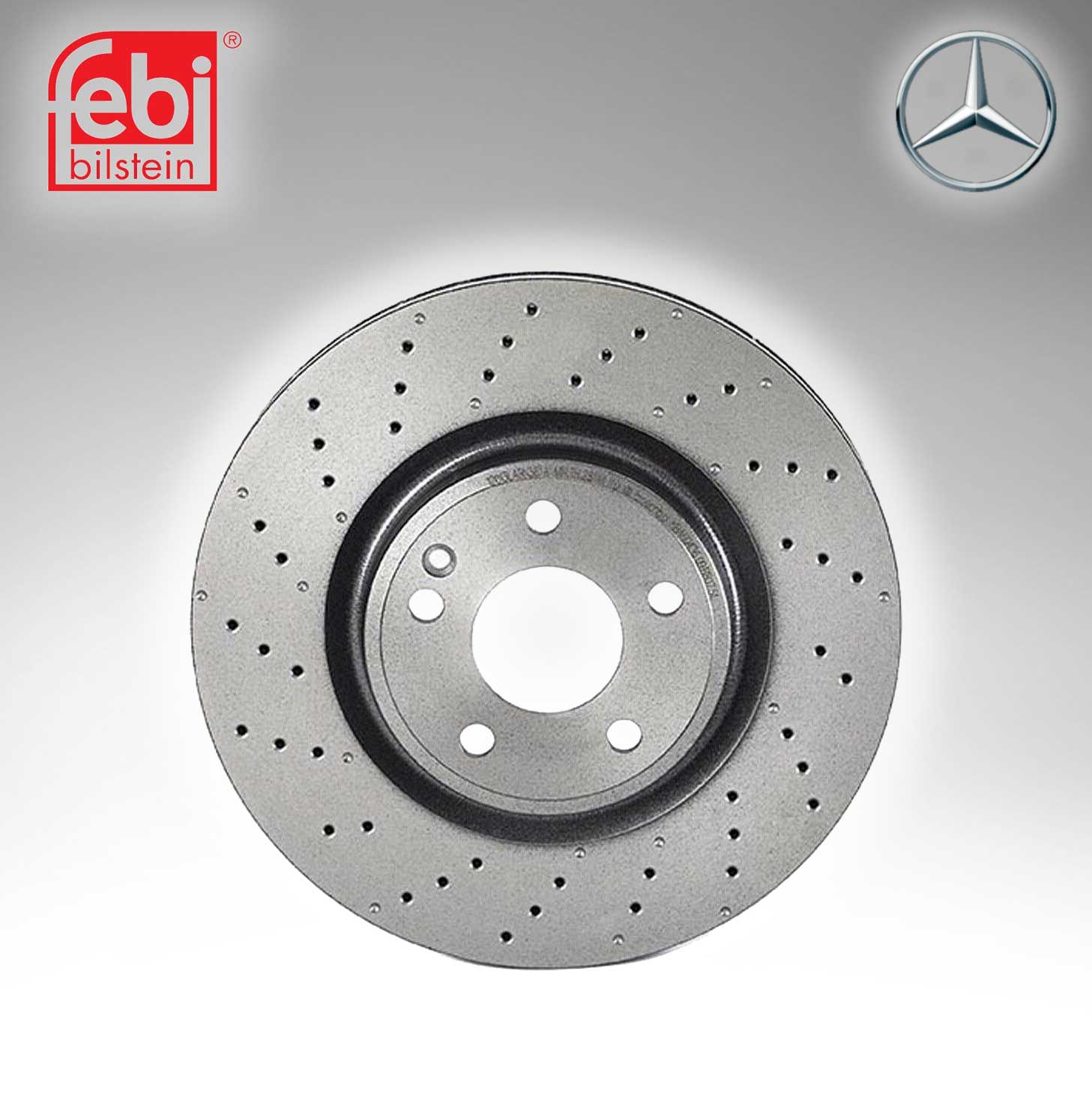 Febi Brake Disc (Febi # 171485) (Febi # 107501) For Mercedes Benz 2464212712