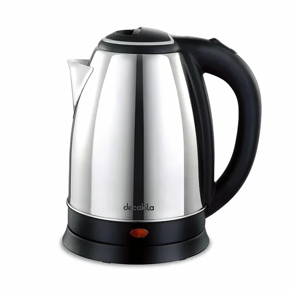 Decakila Kettle 1.8L Electric Jug 1500W 201 Stainless Steel Boil Dry Protection Cord-Storage & Anti-Slip Feet Design KEKT031M