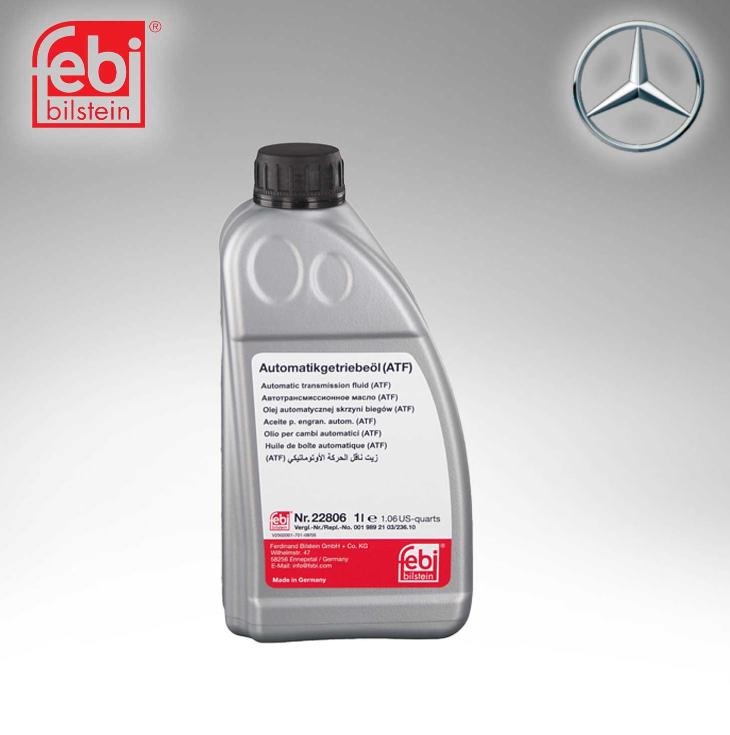 Febi (FEBI # 22806) Automatic Transmission Oil ATF For Mercedes Benz 0019892103