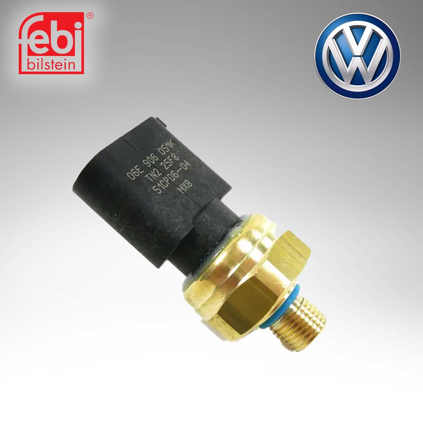 FEBI FUEL PRESSURE SENSOR 171264 (Febi # 171264) For Volkswagen 06E906051K