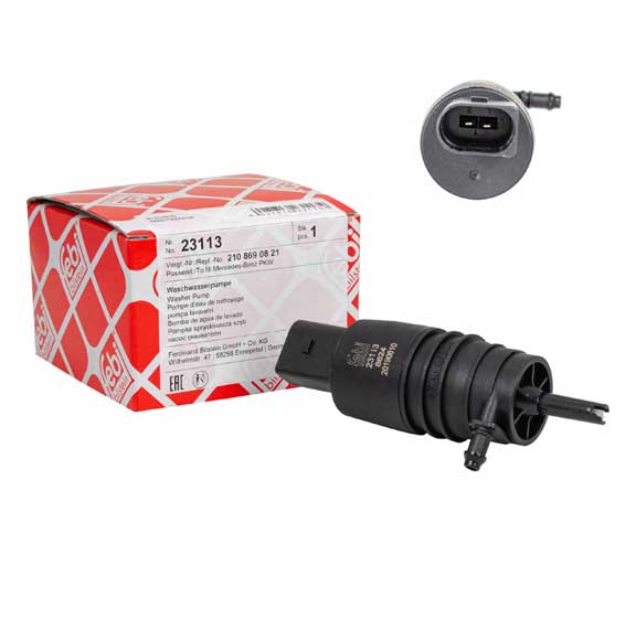 Febi (Febi # 23113) Wash Pump, window cleaning For Mercedes Benz 2108690821