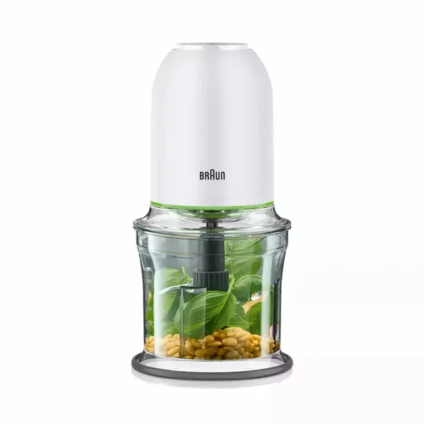 Braun Chopper and Mincer 500W MultiPractic 3 500ML Bowl Capacity 2 Speed Quad Blade System for Chopping Ice Crushing Mincing Grinding Pureeing CH3011WH