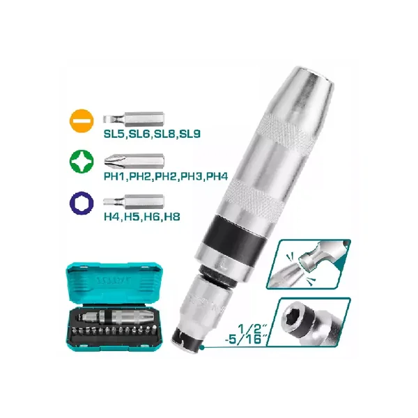 Total Driver Set Impact 13pcs THIDS1301