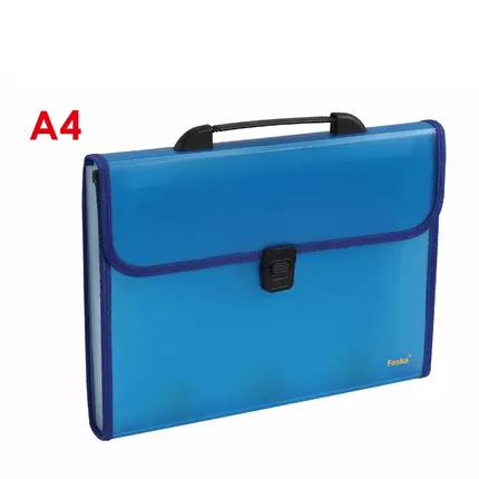 Foska Expanding File A4 3 Pocket W215-1 15839