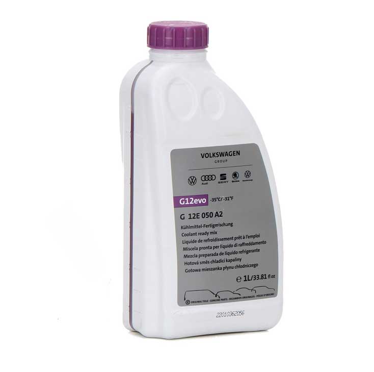Audi Original COOLANT Ready Mix Antifreeze G12 EVO 1 Ltr. G12E050A2