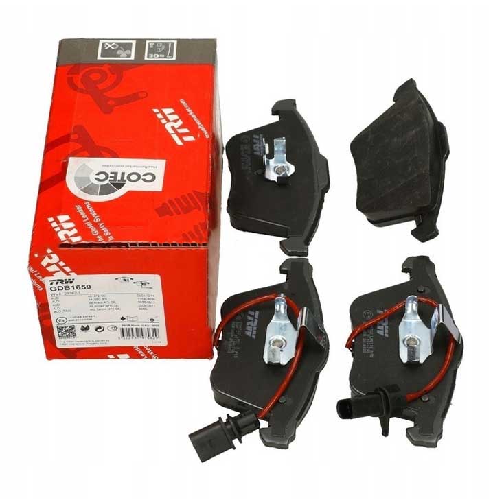 TRW (TRW # GDB1659) BRAKE PAD FRONT AXLE For AUDI A6 A4 4F0698151D