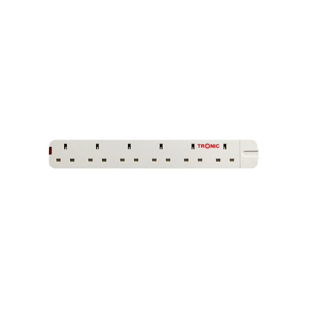 Tronic 6 Way Extension Socket