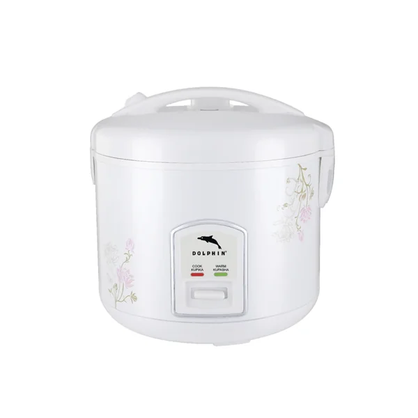 Dolphin Rice Cooker 1.8 Liters, 700W with Non-Stick Pot RC02