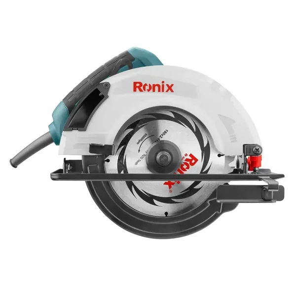 Ronix Power Circular Saw with Laser Guide - 2800W, 4600 RPM, and 235mm Blades, Model 4323, for Precision Cutting and Enhanced Performance.
