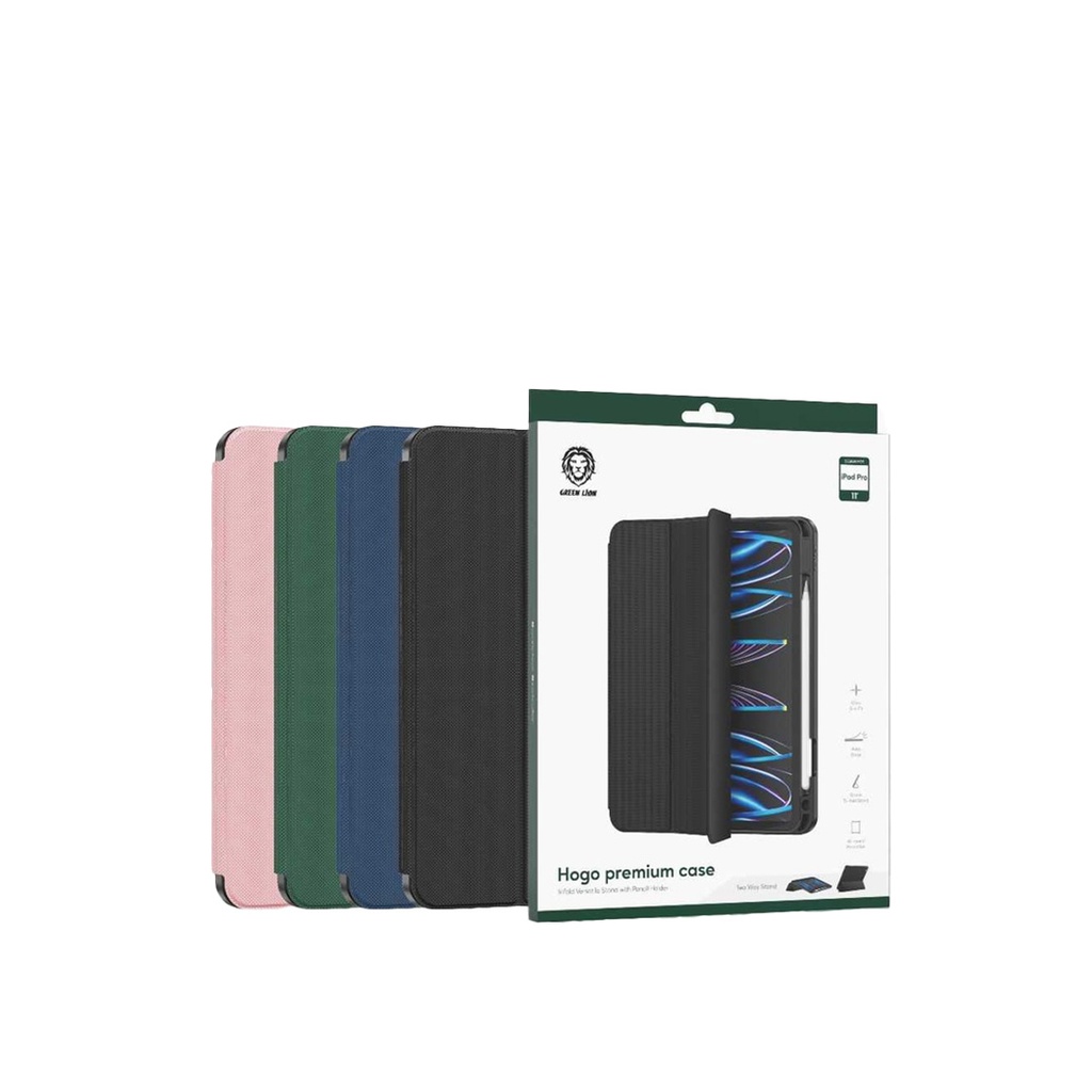Green Lion Hogo Premium Case with Pencil Holder iPad 11"/10.9"