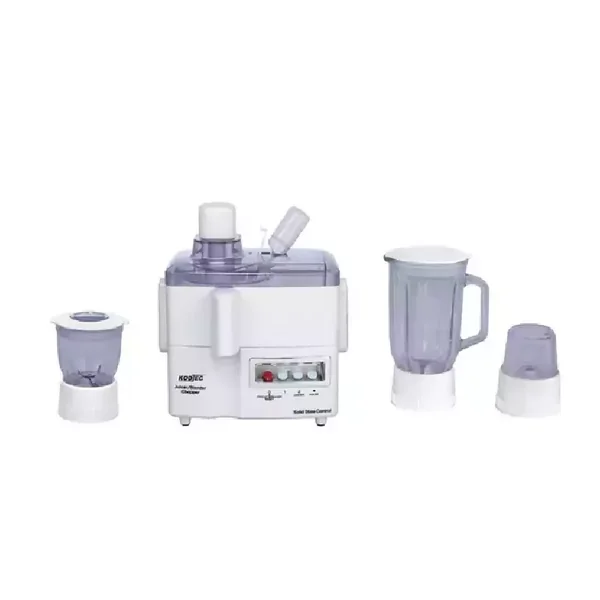 Kodtec Food Processor 5in1 350W with 1.5L Blender Jar, 100g Chopper Bowl, 50g Grinder & Juicer KT-3014-5FP