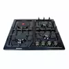 Homebase Built in Cooker 3 Gas Burners, 1 Electric Hot Plate Steel Top HB-4713A