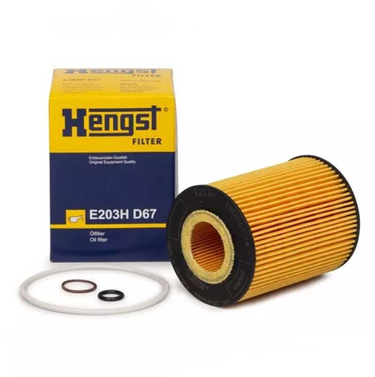 Hengst (HEN # E203HD67) OIL FILTER For BMW 11427511161
