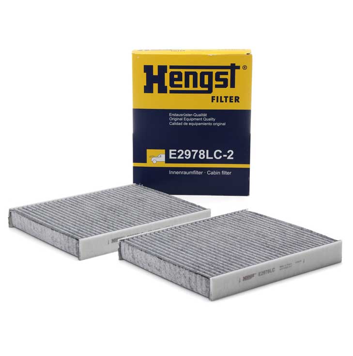 Hengst (HEN # E2978LC-2) CABIN FILTER For BMW F01, F02, F03, F04 64119163329