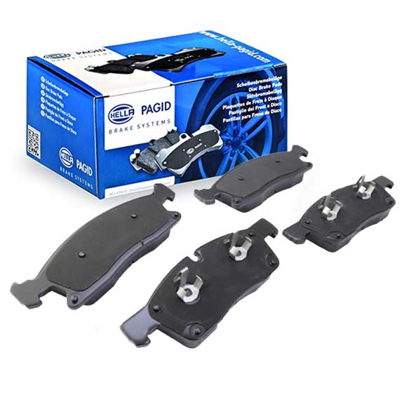 Hella Pagid (HELLA # 8DB355019701) FRONT DISC BRAKE PAD SET For Mercedes Benz 0074208020