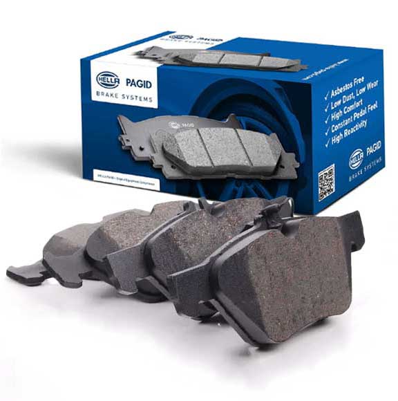 Hella Pagid (HELLA # 8DB355014291) FRONT DISC BRAKE PAD SET For Mercedes Benz 0044200320