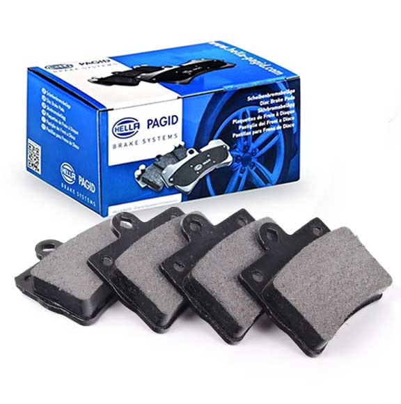Hella Pagid (HELLA # 8DB355008311) REAR DISC BRAKE PAD SET For Mercedes Benz 0054201820