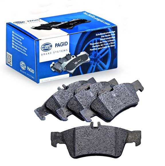 Hella Pagid (HELLA # 8DB355018751) Rear Disc Brake Pad Set For Mercedes Benz 0054207920