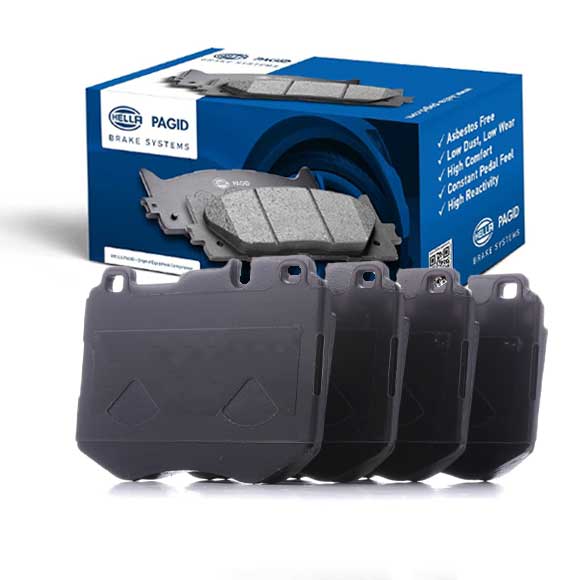 Hella Pagid (HELLA # 8DB355021671) FRONT DISC BRAKE PAD SET For Mercedes Benz 0084201920