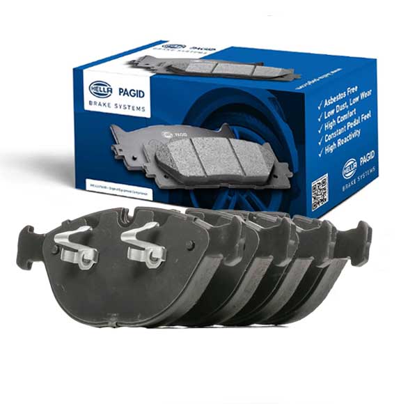 Hella Pagid (HELLA # 8DB355009921) FRONT DISC BRAKE PAD SET For BMW 34116761282