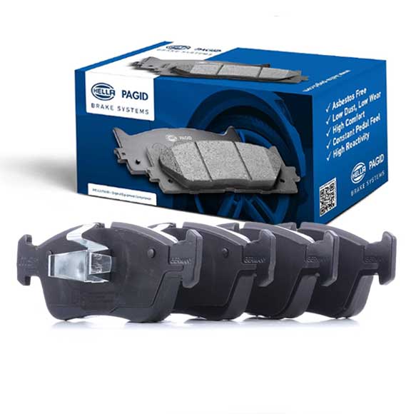 Hella Pagid (HELLA # 8DB355011281) DISC BRAKE PAD SET  FRONT For BMW 34116769763