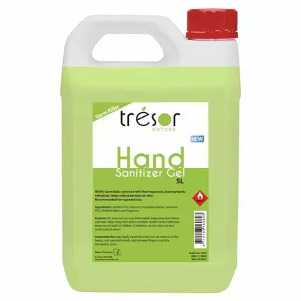 Tresor Nature Hand Sanitizer Gel 5L