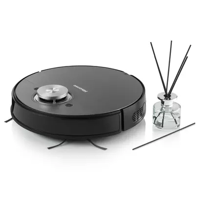 Hisense Vacuum Cleaner 14.4W Robotic Smart App With Intelligent Cleaning, Powerful Battery, XL Dustbin and water tank , Voice Control, HRVCL144AB