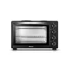 Hisense Mini Electric Oven & Hotplate 28L with 2 Plates, Knob Control, Max Temp 230° Black H28TOBKPKL16